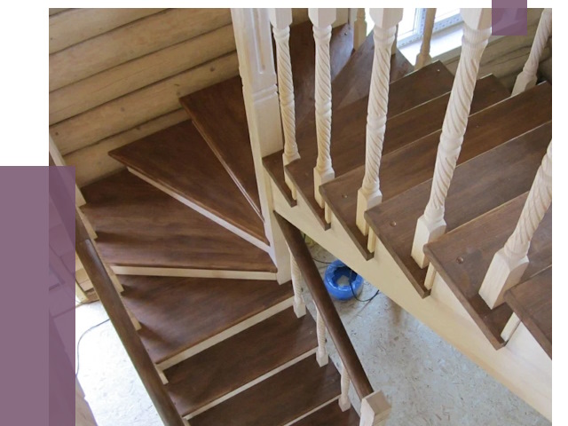 Реставрация деревянных лестниц в Тутаеве от 4403 руб.