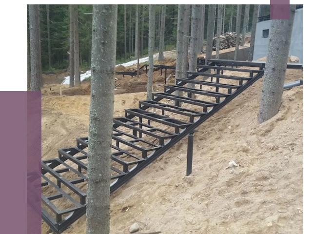 Монтаж металлических лестниц в Тутаеве от 13891 руб. 