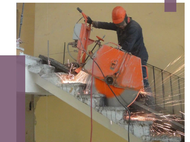 Демонтаж бетонных лестниц в Тутаеве от 4718 руб. за м2 | ПРОЛЁТ-Ттв