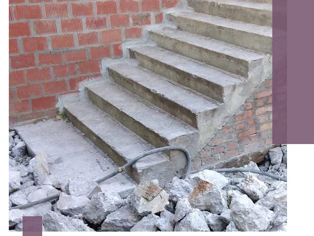 Демонтаж бетонных лестниц в Тутаеве: быстро и безопасно