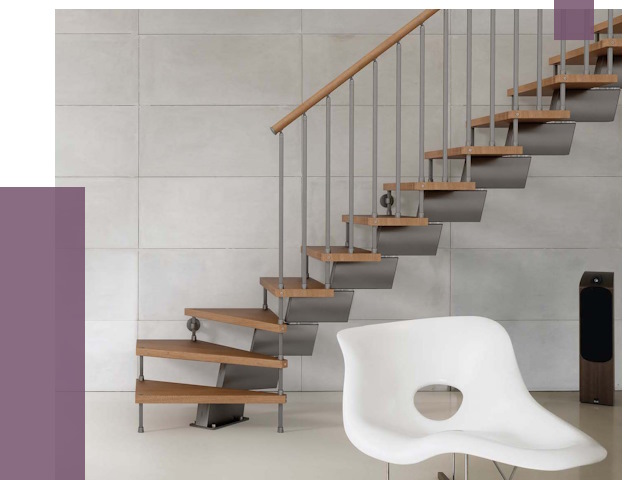 Монтаж модульных лестниц в Тутаеве от 6500 руб. 