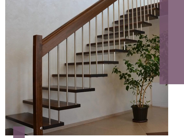 Лестницы на больцах под ключ в Тутаеве – изготовление и монтаж