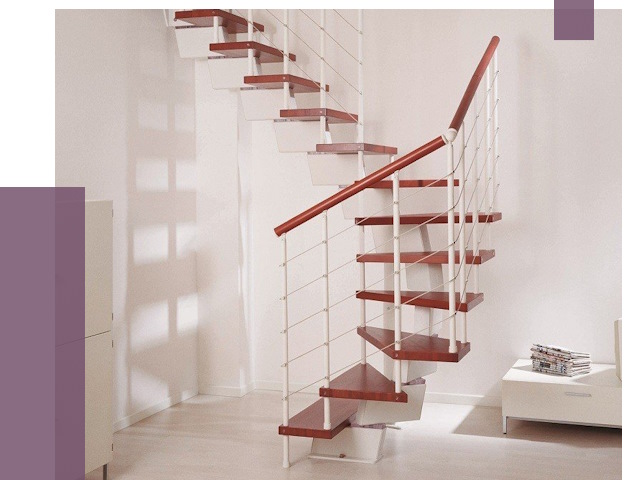 Изготовление лестниц на больцах в Тутаеве от 9960 руб. | ПРОЛЁТ-Ттв