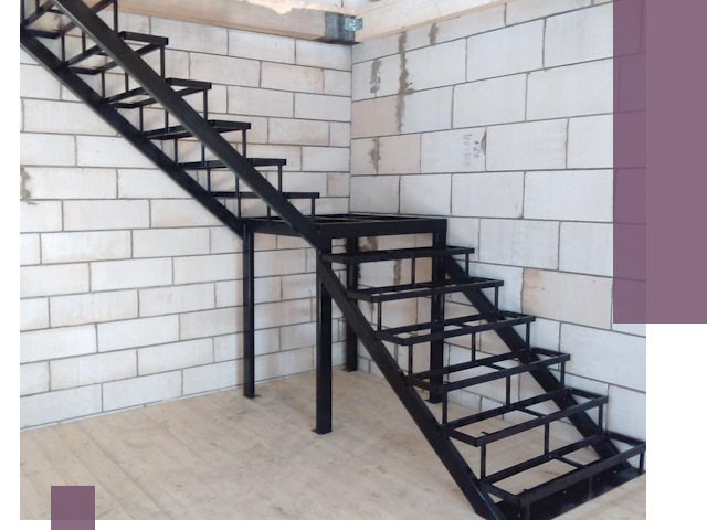 Лестницы на металлокаркасе под ключ в Тутаеве — изготовление и монтаж