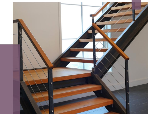 Изготовление лестниц на металлокаркасе в Тутаеве от 19395 руб. | ПРОЛЁТ-Ттв