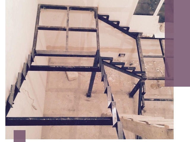 Монтаж лестниц на металлокаркасе в Тутаеве быстро и качественно