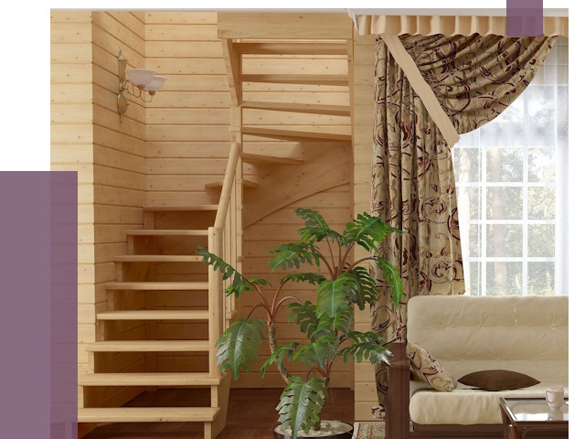 Лестницы для дачи в Тутаеве от 77844 руб.  | ПРОЛЁТ-Ттв