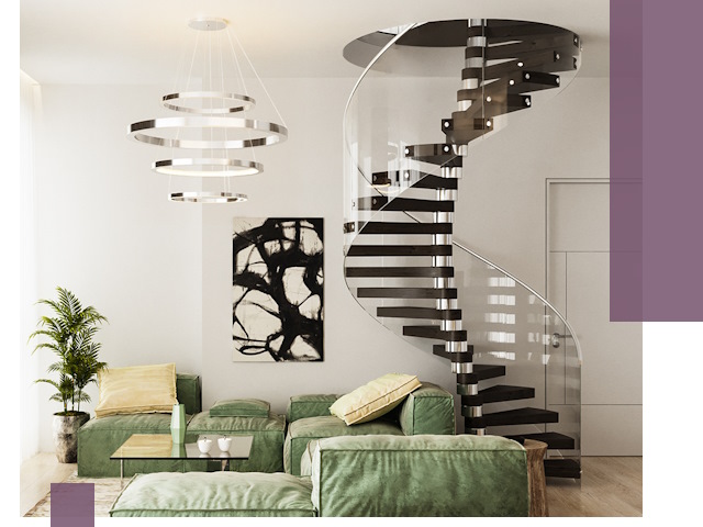 Лестницы для двухуровневой квартиры в Тутаеве — изготовление и монтаж