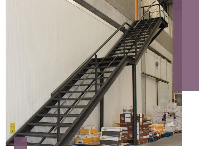 Лестницы для производства в Тутаеве — изготовление и монтаж