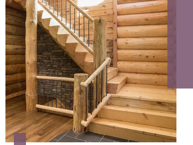 Лестницы в баню под заказ и профессиональный монтаж в Тутаеве