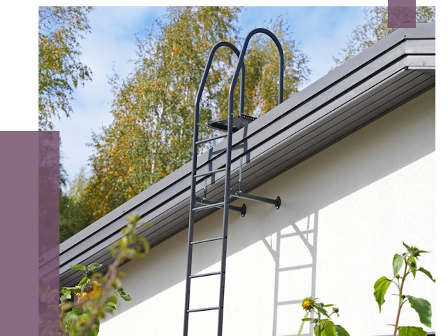 Лестницы на крышу в Тутаеве от 19605 руб. — монтаж и монтаж ПРОЛЁТ-Ттв