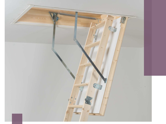 Установка чердачной лестницы под ключ в Тутаеве