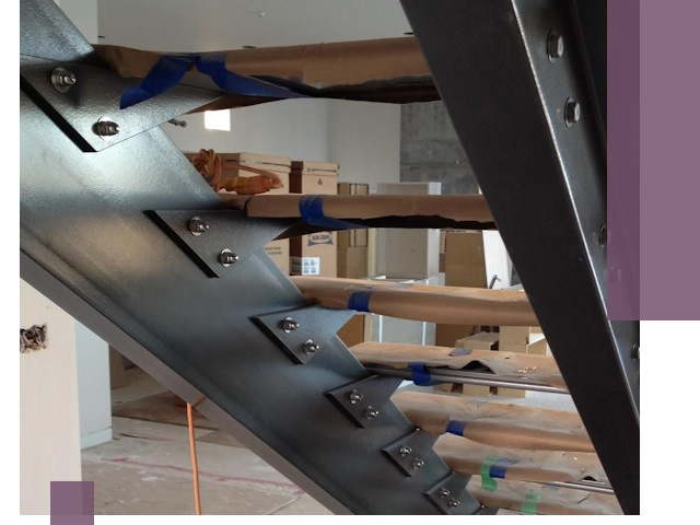 Усиление лестничных конструкций и усиление опор в Тутаеве