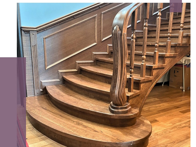 Дубовые лестницы под ключ в Тутаеве от 180849 руб. — ПРОЛЁТ-Ттв