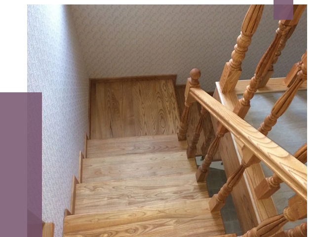 Сосновые лестницы в Тутаеве под ключ от 8282 руб.  | ПРОЛЁТ-Ттв