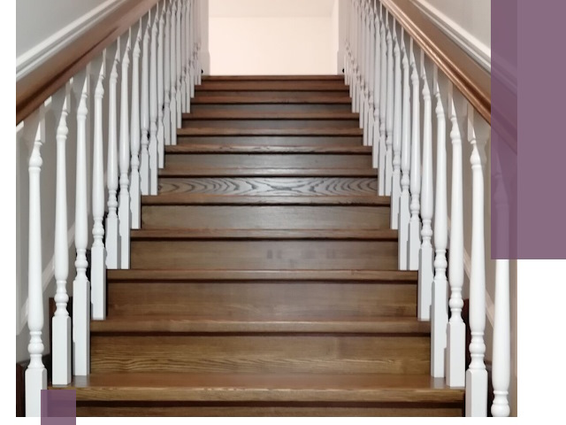 Лестницы из ясеня на заказ в Тутаеве — изготовление и монтаж