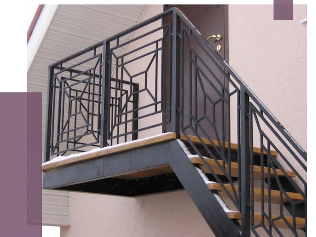 Металлические перила в Тутаеве от 4403 руб.  | ПРОЛЁТ-Ттв