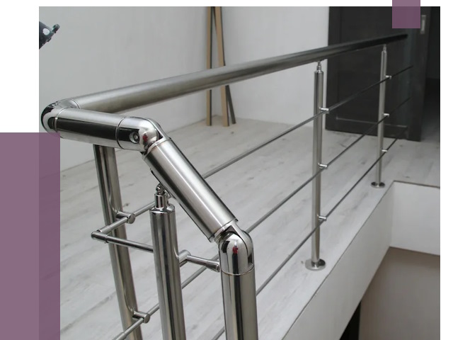 Перила из нержавеющей стали в Тутаеве от 9226 руб. под ключ | ПРОЛЁТ-Ттв