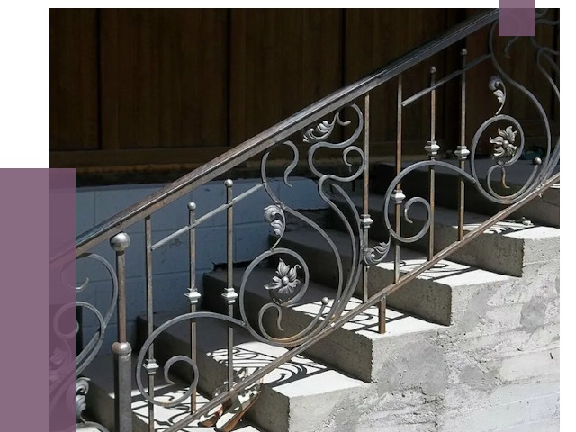 Кованые перила в Тутаеве от 8911 руб. под ключ — качество от ПРОЛЁТ-Ттв