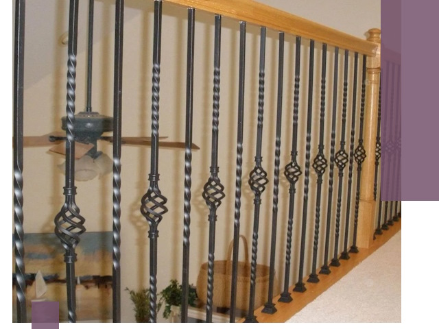 Изготовление и монтаж кованных перил в Тутаеве под ключ