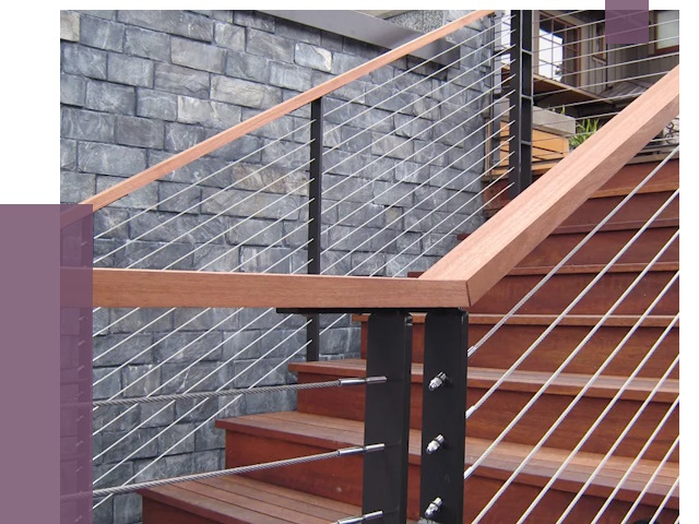 Тросовые перила под ключ в Тутаеве от 7968 руб. 