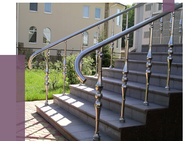 Перила для крыльца в Тутаеве от 11008 руб. — монтаж ПРОЛЁТ-Ттв