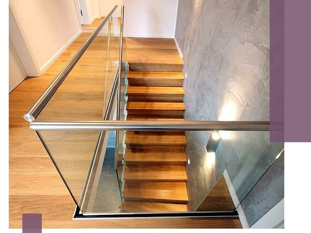 Перила для лестницы в доме — изготовление и монтаж в Тутаеве