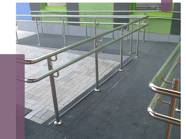 Ограждения пандусов в Тутаеве от 4456 руб. монтаж | ПРОЛЁТ-Ттв