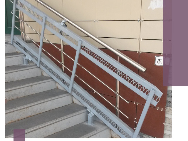 Изготовление откидных пандусов под ключ в Тутаеве