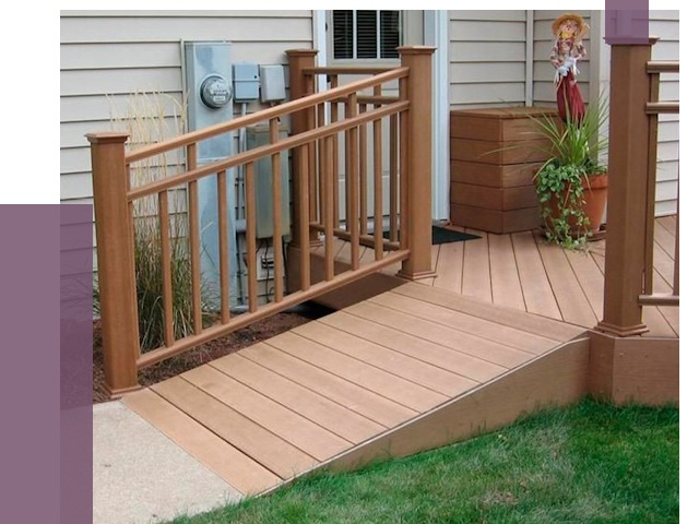 Пандус на крыльцо в Тутаеве под ключ от 7968 руб. 