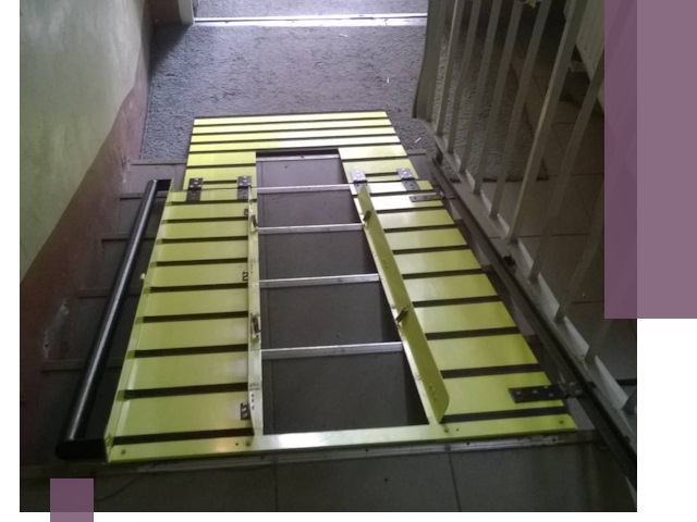 Профессиональный монтаж пандуса в подъезд в Тутаеве