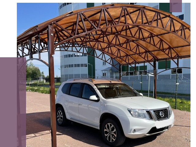 Недорогие навесы в Тутаеве от 44033 руб.  | ПРОЛЁТ-Ттв