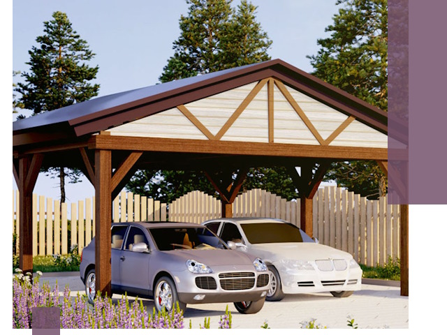 Навесы для автомобиля в Тутаеве — изготовление и монтаж