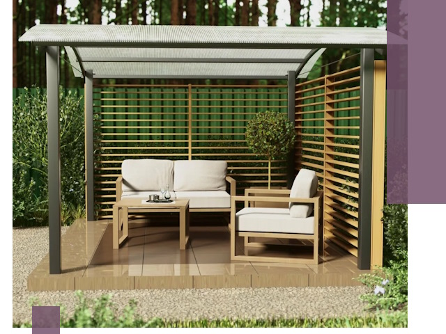 Навесы для дачи в Тутаеве: изготовление, монтаж и демонтаж