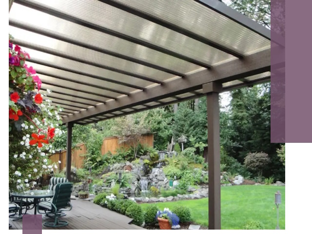 Навесы из поликарбоната под ключ в Тутаеве быстро и надёжно