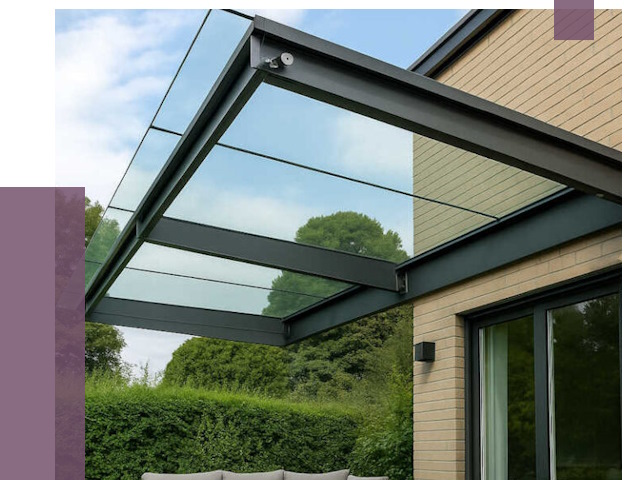 Стеклянные навесы и козырьки в Тутаеве от 12581 руб.