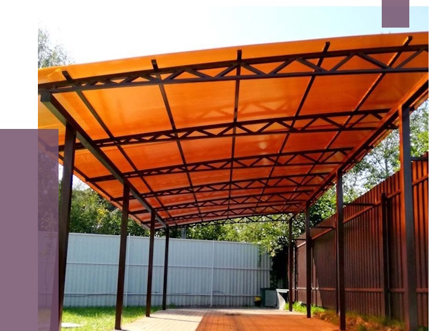 Односкатные навесы под ключ в Тутаеве от 13472 руб. 