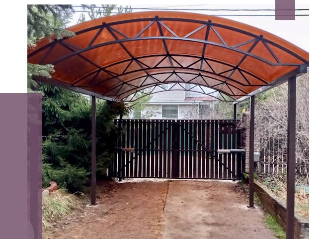 Арочные навесы в Тутаеве от 13053 руб. — изготовление и монтаж | ПРОЛЁТ-Ттв