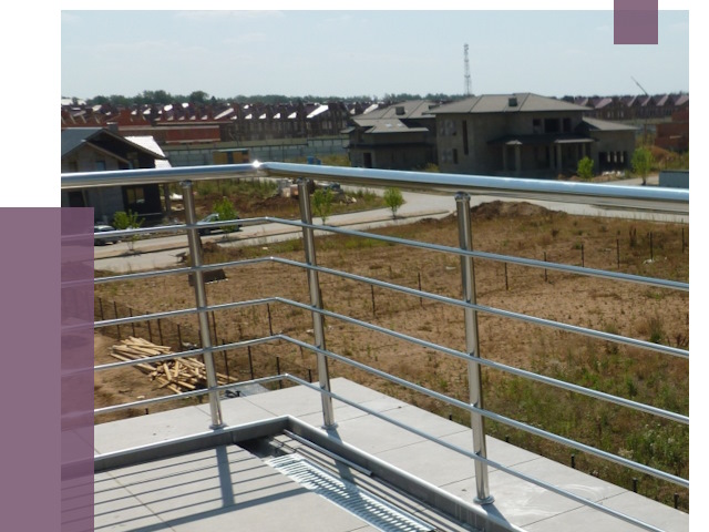 Парапеты из нержавеющей стали в Тутаеве от 8178 руб. за м² | ПРОЛЁТ-Ттв