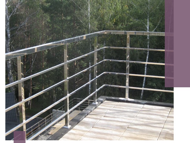 Парапеты из нержавеющей стали в Тутаеве — изготовление и монтаж