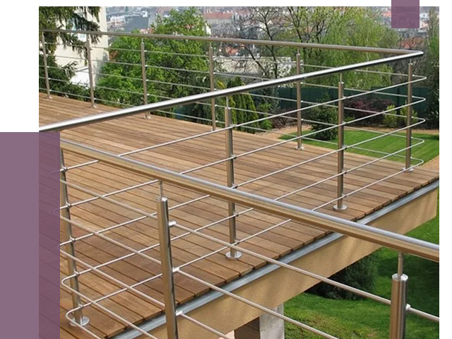 Алюминиевые парапеты в Тутаеве под ключ от 7968 руб. 