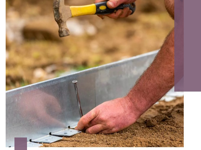 Монтаж металлических бордюров в Тутаеве быстро и качественно