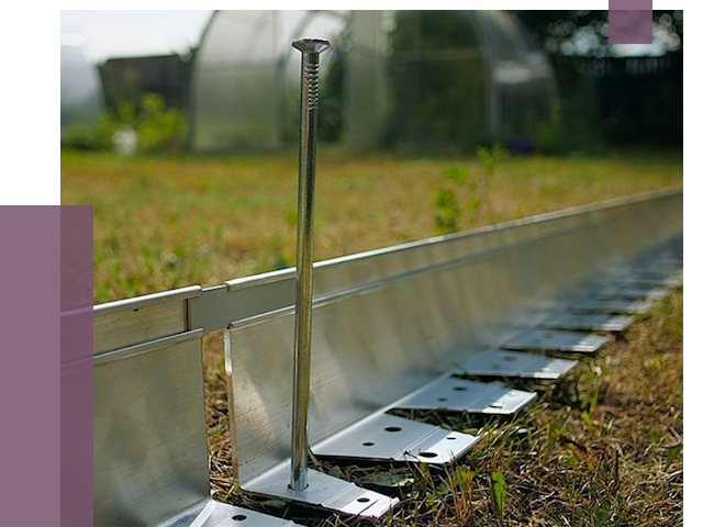 Металлические бордюры для газона в Тутаеве от 4403 руб. | ПРОЛЁТ-Ттв