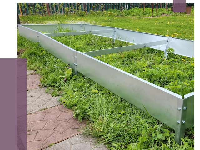 Металлические бордюры для грядок в Тутаеве от 1835 руб. 