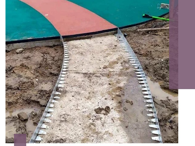 Металлические бордюры для дорожек в Тутаеве — монтаж и изготовление