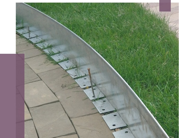 Металлические бордюры для тротуаров в Тутаеве от 8911 руб.