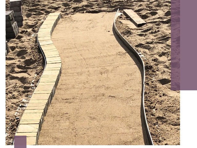 Металлические бордюры для тротуаров в Тутаеве — прочные и долговечные