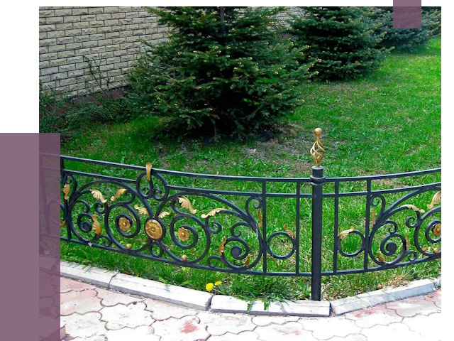 Кованые газонные ограждения в Тутаеве от 7811 руб. — ПРОЛЁТ-Ттв