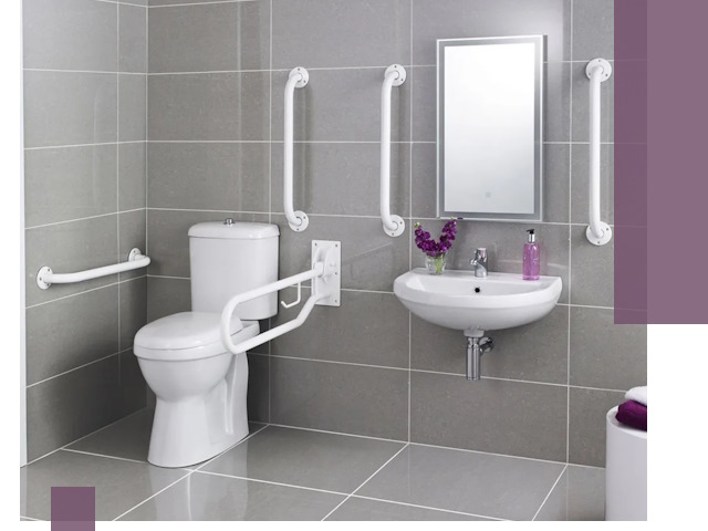 Поручни для санузлов в Тутаеве: установка, ремонт и монтаж