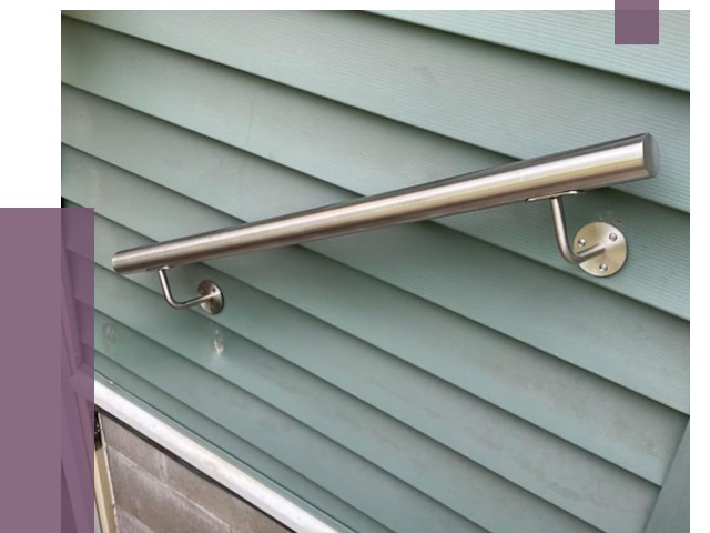 Поручни из нержавеющей стали в Тутаеве от 7863 руб.  | ПРОЛЁТ-Ттв